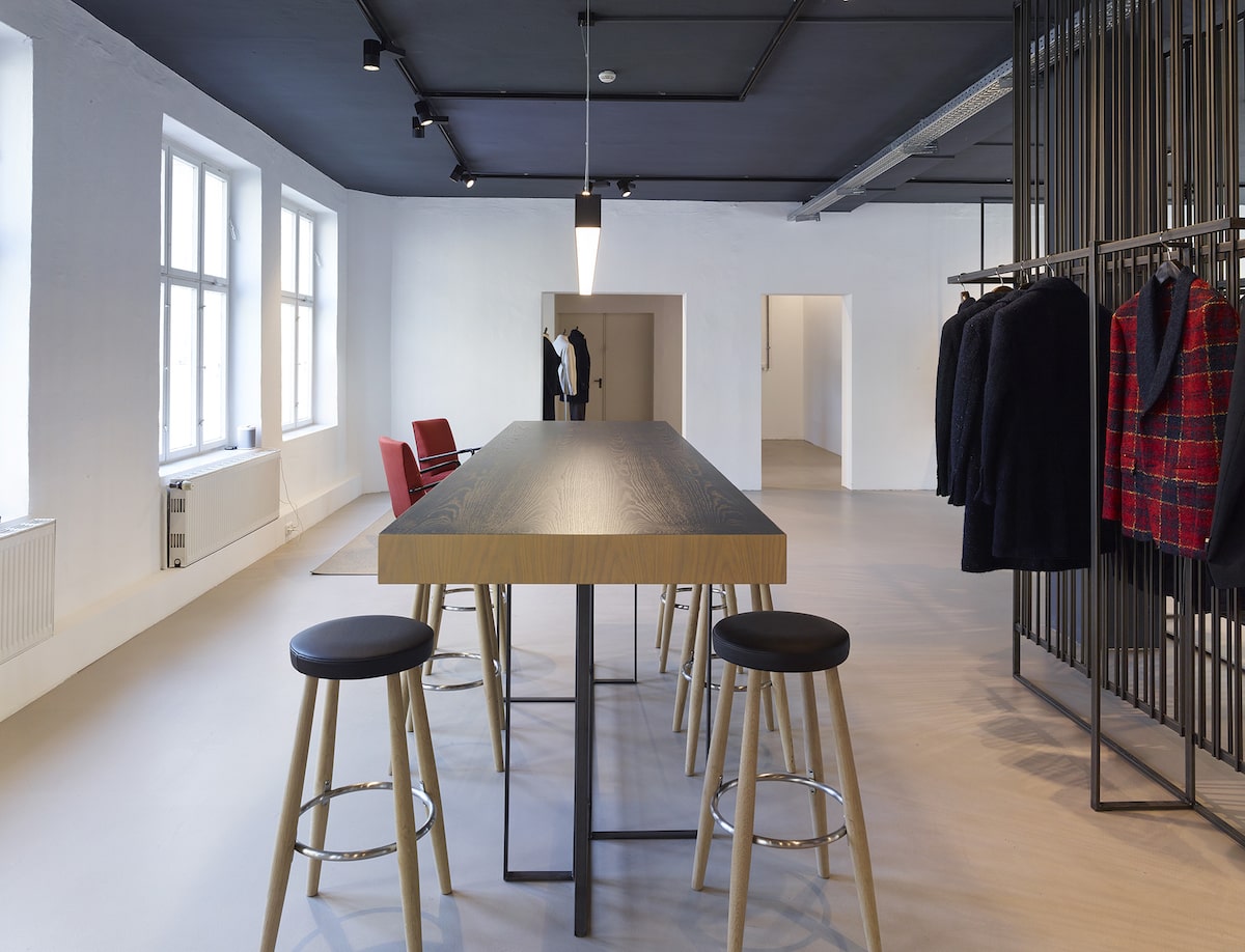 progettazione interni showroom Monaco 04