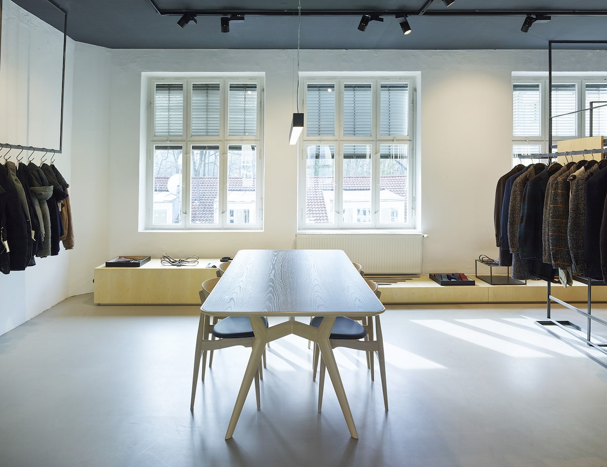 progettazione interni showroom Monaco 05