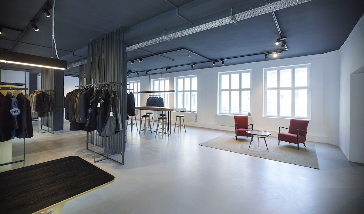 progettazione interni showroom Monaco 07
