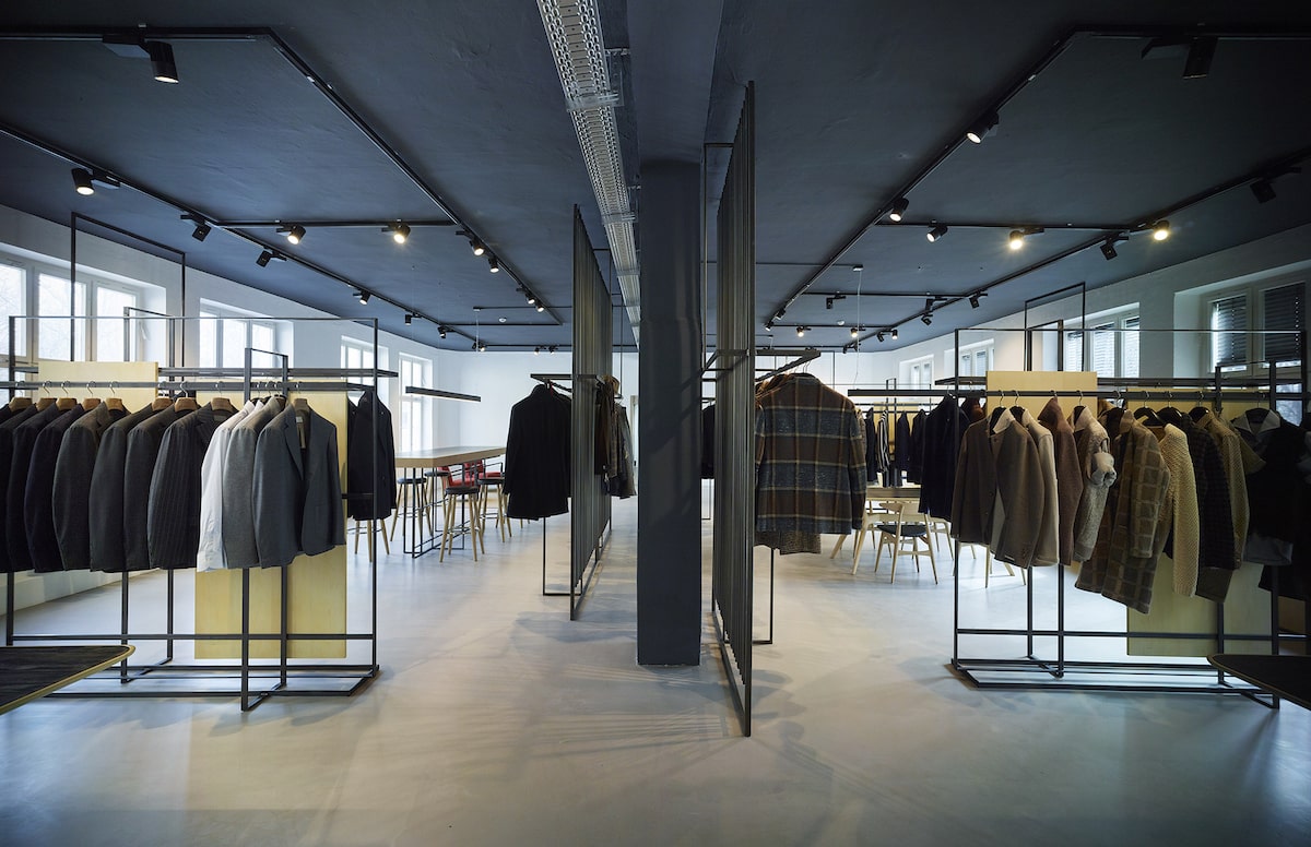 progettazione interni showroom Monaco 09